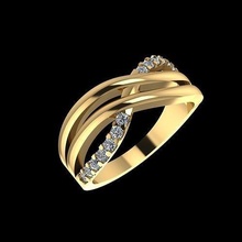 coppia Fidanzamento calcolo anelli gioielleria argento stampabile diamante gioiello gemma collana brillante squillare pendente moda bellezza zaffiro oro 3d print model - Mito3D