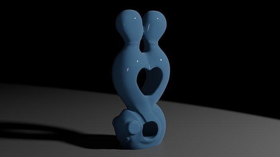 çift heart sculpture şekil heykel Sanat kalp dekor Aşk sevgili heykeller 3dstl 3dobj 3dmesh 3dprintermodels free3d 3dskymodel stlmodelleri 3dprintstl 3dasset 3dzip mobilya ev 3d print model - Mito3D