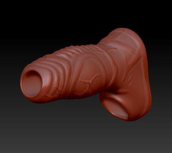 cover man human character body closeup anatomy shape dark hobby diy hand tools 3d print model - Mito3D