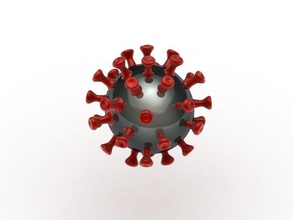 covid 19 coronavirus statue scuplting Kunst 3d drucken cnc - Spielzeug Modelle Skulpturen 3d print model - Mito3D