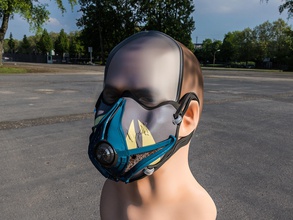 covid 19 protection mask resources maya autodesk substance painter vray photoshop art sculptures 3d print model - Mito3D