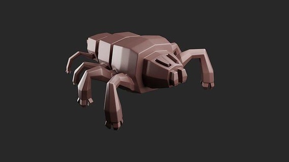 crab 3d model science 3dprintable 3dartist futuristic blender creature insect games toys 3d print model - Mito3D