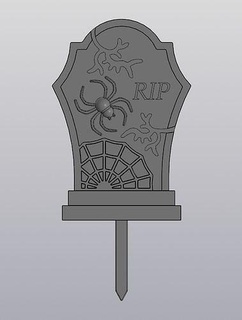 çatlak mezar taşı ekici dekorasyon tabut ölüm gotik vampir kafatası kemikler korku cadılar bayramı iskelet ölü lahit mezarlık bahçıvan saksı yetiştirici kaktüs ev dekor 3d print model - Mito3D