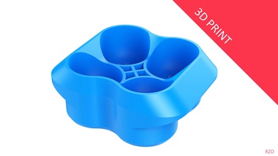 kiste einheit 01 4 büchsen 350ml plastik lager design versand ladung container getränk transport 3d drucken 3dprinting cola drucken haus küche essen 3d print model - Mito3D