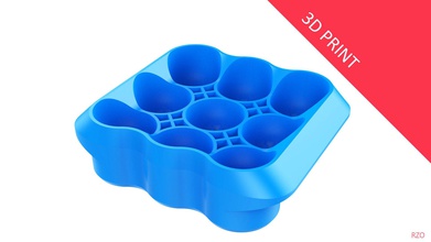 crate unity 01 9 cans 350ml plastic storage design shipping cargo container beverage transport 3d print 3dprinting printing printable house kitchen dining 3d print model - Mito3D