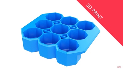crate unity 05 9 cans 350ml plastic storage shipping design cargo container can beverage transport 3d print 3dprinting printable house kitchen dining 3d print model - Mito3D