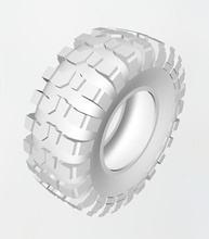 crawler cerchio pneumatico 3 part modello fuori strada scala rc macchina passatempo fai 3d print model - Mito3D