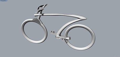 kreativ Fahrrad 3d Modell Kunst Tier Skulpturen Halskette dekorativ Natur druckbar Statue Juwelier Ring Spiele Spielzeuge Spiel Zubehör 3d print model - Mito3D