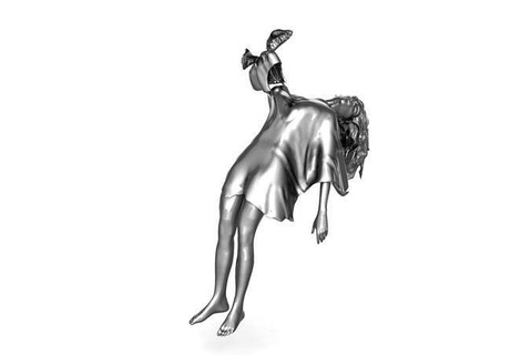 criativo cr 09 anjo menina estátua pingentes mulher arte fantasia personagem decoração imprimível 3d impressão impresso escultura prata modelos moda objeto mármore argila asas bronze elenco esculturas 3d print model - Mito3D