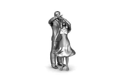 creativo cr 10 hombre mujer novio novia Arte escultura baile 3dmodel estatua 3d impresión impreso modelos súper esculpir objeto plata imprimible bronce decoración humano coleccionistas tienda esculturas 3d print model - Mito3D