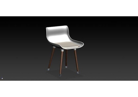 Créatif Bureau chaise 2 meubles moderne siège conception intérieur canapé Plastique conférence séminaire restaurant maison 3d print model - Mito3D