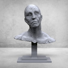 yaratıcı Vesika heykel Sanat insanlar adam dekor baş şekil heykeller 3d print model - Mito3D