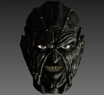 creature - jeepers creepers printable jeeperscreepers character horror movie impresion3d impresion print 3d monster head cabeza demon art sculptures 3d print model - Mito3D