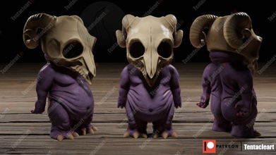 creature 1 series art toy games toys 3d print model - Mito3D