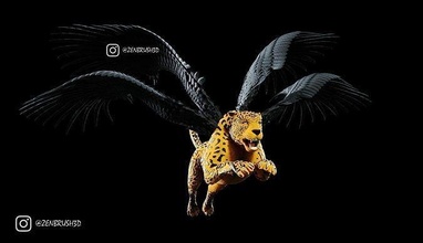 Criatura mythologisch Tier Leopard Griechenland 3d Drucken Fantasie Spiele Spielzeuge Spiel Zubehör 3d print model - Mito3D