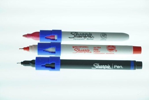 cricut Sharpie caneta adaptadores silhueta 3d modelo adaptador personalizadas scrapbooking Alto qualidade seguro fácil instalação espessura imprimível passatempo faça Ferramentas mão 3d print model - Mito3D