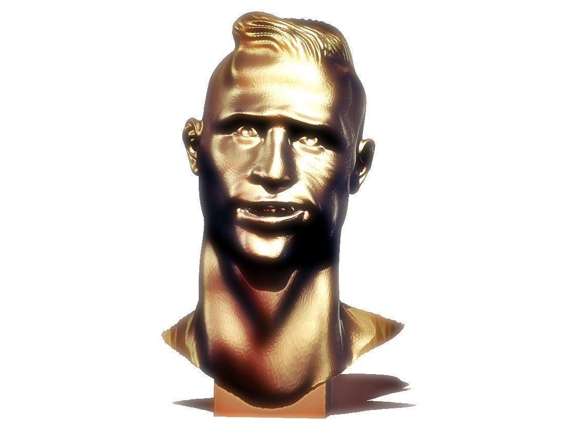 cristiano ronaldo busto memes escultura fútbol jugador barza estatuilla figurilla arte esculturas 3D print model - Mito3D