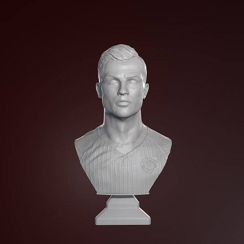 cristiano ronaldo fracasso 3d impressão cr7 madri Unidos Manchester juventus messi Portugal imprimível futebol resina apoia esculturas arte Copa Mundo maradona 3D print model - Mito3D