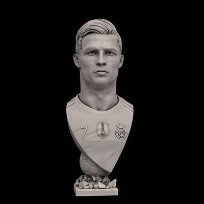 cristiano ronaldo fallimento 3d stampa messi real madrid nassr calcio coppa mondo champions league haaland mbappe neymar pelle maradona portogallo stampabile stampa celebrità sport cr7 arte sculture 3d print model - Mito3D