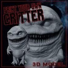 créature bestioles gremlins horreur 80s rétro extraterrestre art sculptures 3d print model - Mito3D