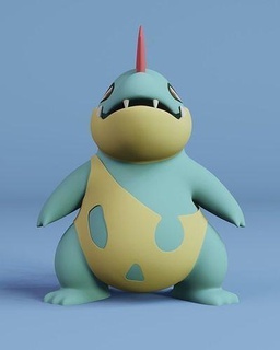 Croconaw oyun oyuncak aksiyon pokemon anime Japonya tokio karikatür Sanat manga Şirin ev koleksiyon heykel karakter totodile Feraligatr oyunlar oyuncaklar 3d print model - Mito3D