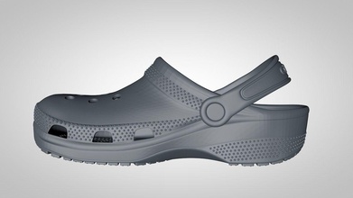 crocs classiques stl classique conception chaussure pied mode porter sandale chaussures 3d print model - Mito3D