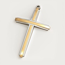 Kreuz Symbol Religion frei Schmuck Kunst Deko Ring Anhänger Jesus 3d print model - Mito3D