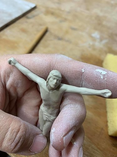 kreuz jesus katholizismus christian vertrauen gebet kunst skulpturen 3D print model - Mito3D