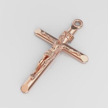 çapraz kolye mücevher takı taç dikenler dini Katolik kilise madalyon bas Rahatlama Vesika aziz Tanrı Sanat heykeller dindar nesne 3d print model - Mito3D