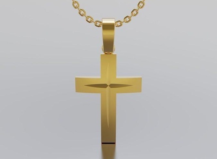Cruz coroa espinhos religioso católico Igreja pingente medalhão bas alívio retrato santo Deus jóias joalheria arte esculturas pingentes 3d print model - Mito3D