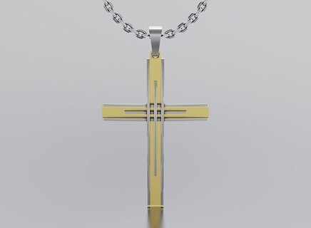 cross jesus crown thorns religious catholic church pendant medallion bas relief portrait saint god jewellery jewelry art sculptures pendants 3d print model - Mito3D