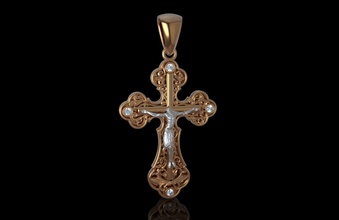 cross 003 3d print model jewelry hristian christianity church crucifix crucifixion gold jesus native other religious savior silver pendants 3d print model - Mito3D