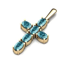 cross 30026 jewelry jewellery jewel diamond pendants 3d print model - Mito3D