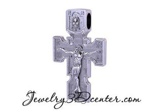 cross 46 jewelry bible christian religiou object jesu orthodox other 3d print model - Mito3D