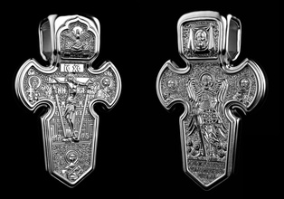 cross c001 jesus religion god christianity religious gold jewelry silver jewel jewelery 3d print model - Mito3D