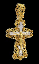 cruz c020 la joyería de religión estatua judío joya oro plata religiou objeto sterling imprimible jesu cristiana catedral biblia otros 3d print model - Mito3D