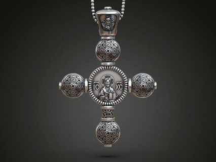 cross christianity orthodox eastern ukrainian jesus virgin mary hail jewellery pendant religious jewelry cherub ukraine christian jewel silver printable gold pendants 3d print model - Mito3D