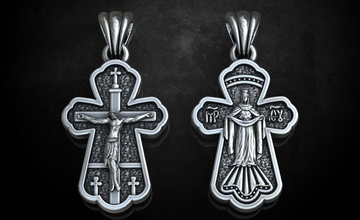 croix crucifix 218 bijoux 3dprinted de la conception mode or joyau d'impression printabl imprimable l'impression le prototypage d'argent pendentifs 3d print model - Mito3D