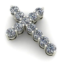 traverser gemmes 3 mm 11 pendentif or argent bijou bijoux imprimable pendentifs 3d print model - Mito3D