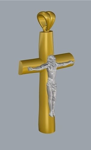 çapraz isa kolye 3d Yazdır model hac kaç kilise Çeşme aziz Sanat Katolik Estremadura dini dış Sanayi altın adam takı kolyeler 3D print model - Mito3D