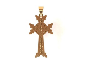 croix kr02 bijoux celtique symbole antique de la religion l'emblème géométriques pierre tombale religiou objet jesu sculpture dieu chrétienne art sculptures le cimetière or pendentifs 3d print model - Mito3D