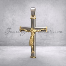 çapraz kr 14 moda isa İsa dini Hıristiyan kutsal din Kutsal Kitap Hıristiyanlık takı kolye güzellik Yahudi dindar altın Tanrı jesu nesne 3d print model - Mito3D