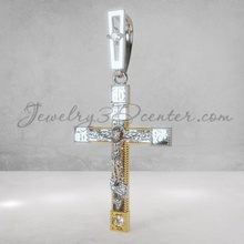 çapraz kr 24 moda isa İsa dini Hıristiyan kutsal din Kutsal Kitap Hıristiyanlık Ortodoks takı kolye güzellik Yahudi dindar altın Tanrı jesu nesne 3d print model - Mito3D