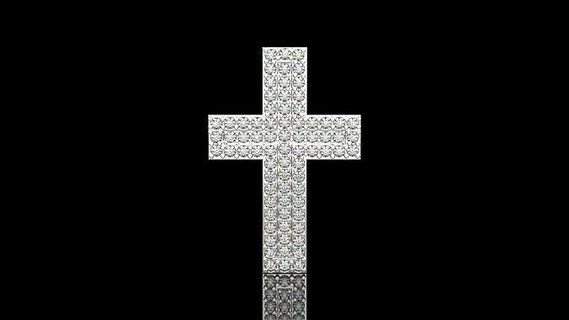 cross pendant diamond jewelry pendants gold silver world fashion 3d print model - Mito3D