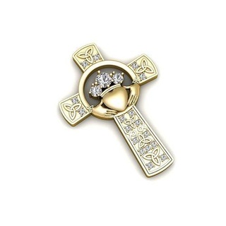 cross pendent heart hand design art symbol models jwellery jweler jewelry pendants 3d print model - Mito3D