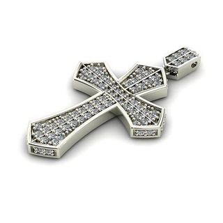 attraversare impostato 1 simbolo splendente gioielleria metallico Modelli mostrare stampabile argento collane 3d print model - Mito3D