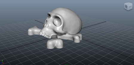 crossbone jewelry skull cross bone union pirat pirate jack ring rock other 3d print model - Mito3D