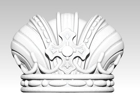 crown jewelry kingdom king queen prince princess symbol religion antique art design decoration jewel silver hat solid printable cnc detailed other 3d print model - Mito3D