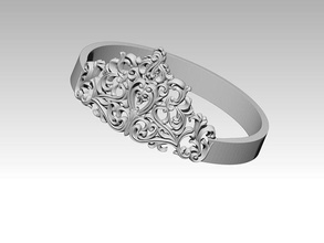 Krone Ring Frau elegant glasiert Stahl Mode wertvoll Schmuck Luxus Platin klassisch leuchtenden Silber Juwel Sterling druckbar weiblich Mädchen brillant Ringe 3d print model - Mito3D