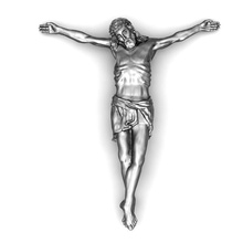 crocifisso gesù stampa cnc cattolico cattolicesimo fede religione attraversare st sacro santo statua scultura chiesa arte sculture 3d print model - Mito3D